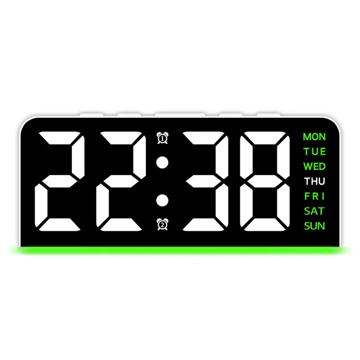 BowLift | Modern LED All Week Display Night Lamp Alarm Clock