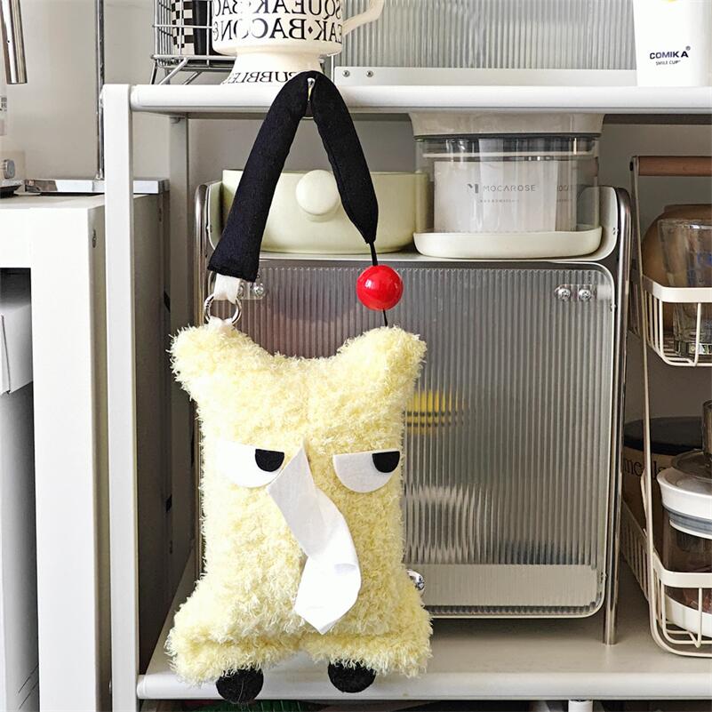 Fluffy Face Tissue Holder | Bowlift