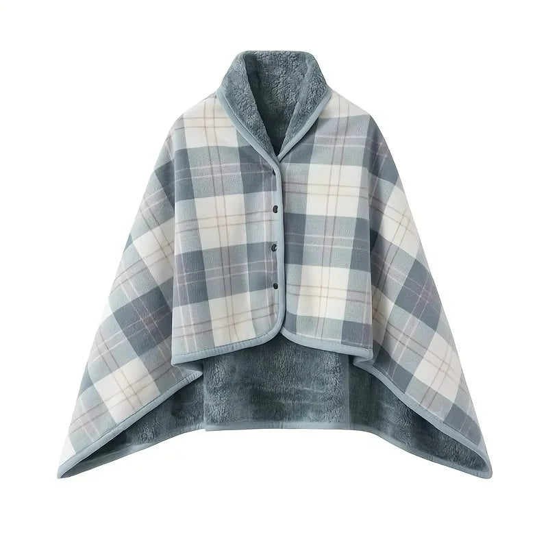 BowLift | CozyWrap Scarf | Wearable Blanket | Soft Flannel | Ideal for Office & Home