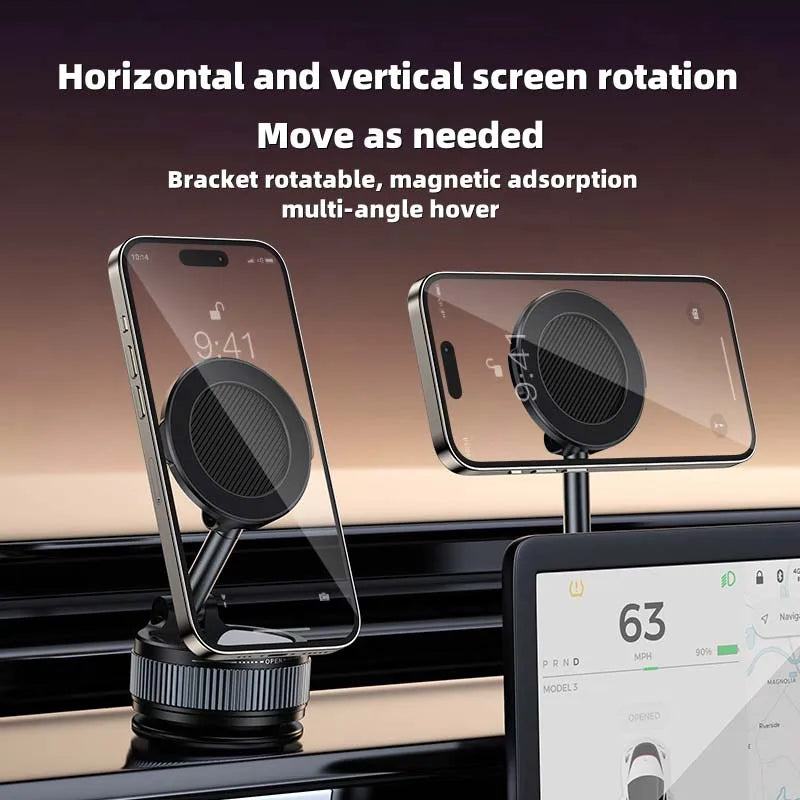 BowLift | 360° Rotatable Vacuum Magnetic Phone Holder