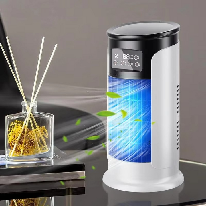 BowLift | Portable Air Conditioners Fan Evaporative Cooler USB Quiet Timer Room Cooling Small 10 oz Water Tank Personal Cooler Adjustable