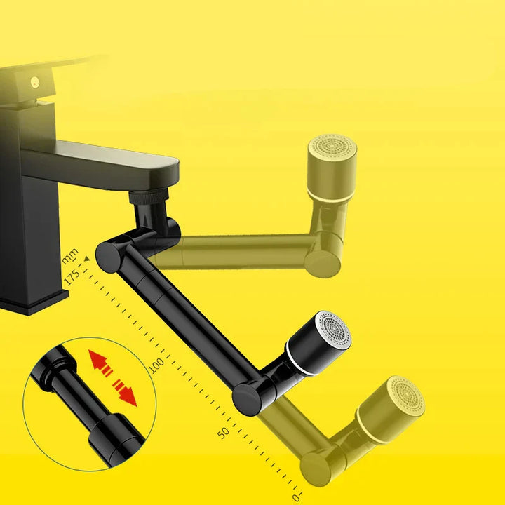 FlexiFlow 360° rotatable and extendable faucet head Bowlift
