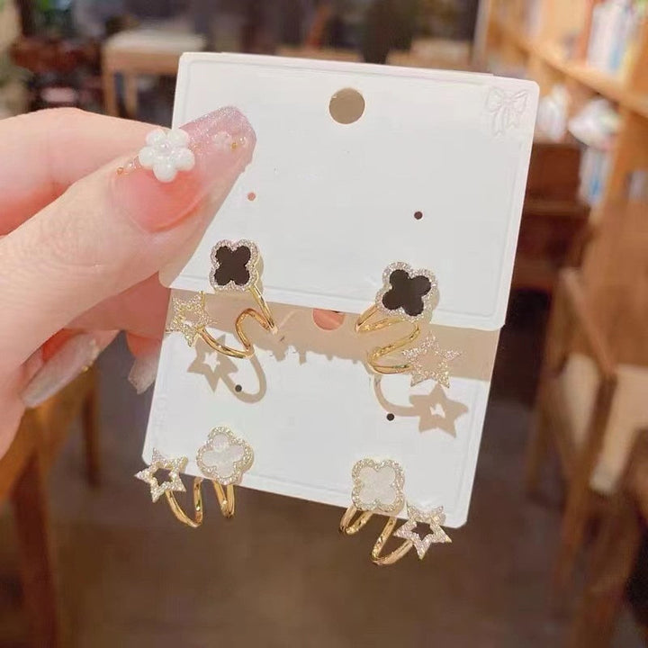 BowLift | Lucky Charm Four-Leaf Clover Chic Earrings