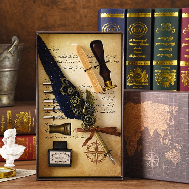 BowLift | Phoenix Feather Mechanic Calligraphy Pen Set