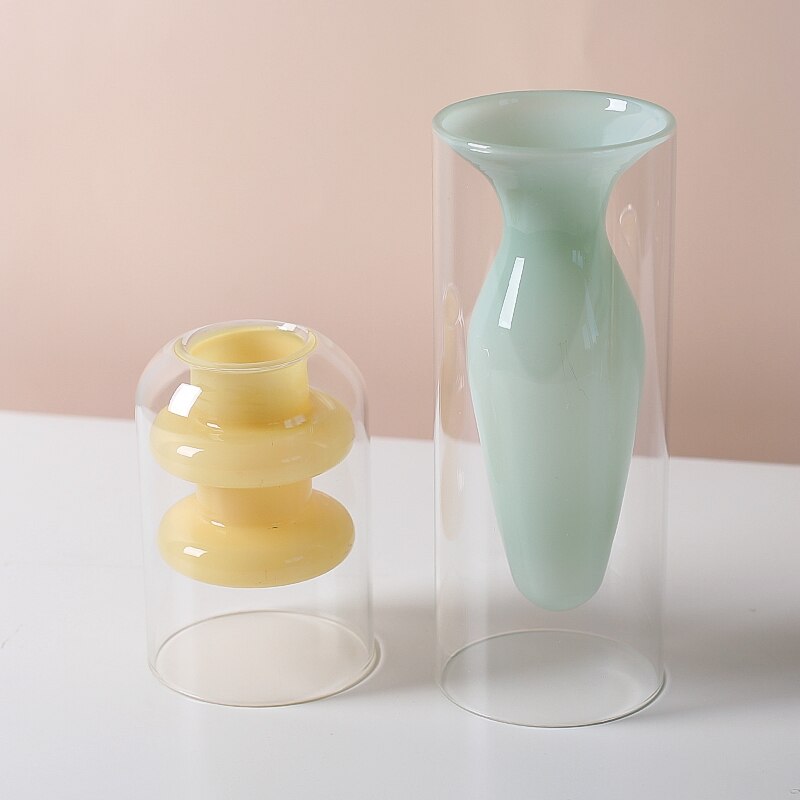 Bubbly Glass Vases - Opaque | Bowlift