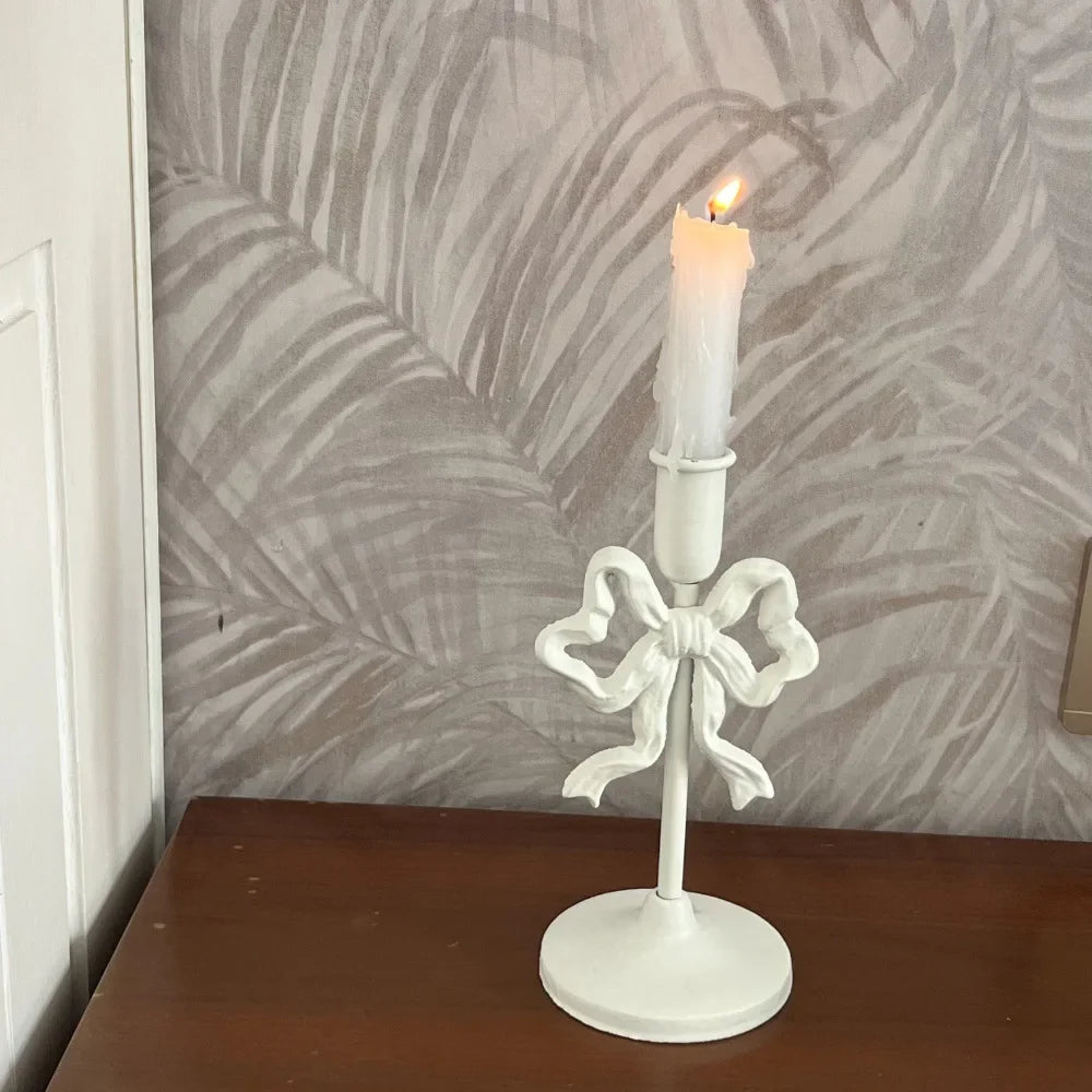 French Wrought Iron Candle Holder | Bowlift