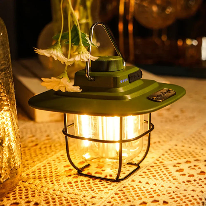 BowLift | Retro Rechargeable LED Camping Lantern - NostalgiaGlow