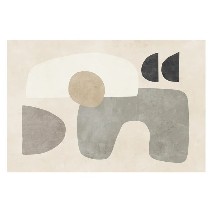 BowLift | Japanese Minimalist Plush Area Rug Non-Slip Soft Rug Bedroom Living Room Large Surface