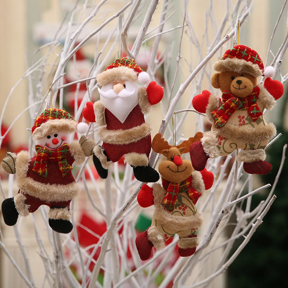 BowLift | HolidaySpark – Set of 4 Radiant Christmas Ornaments
