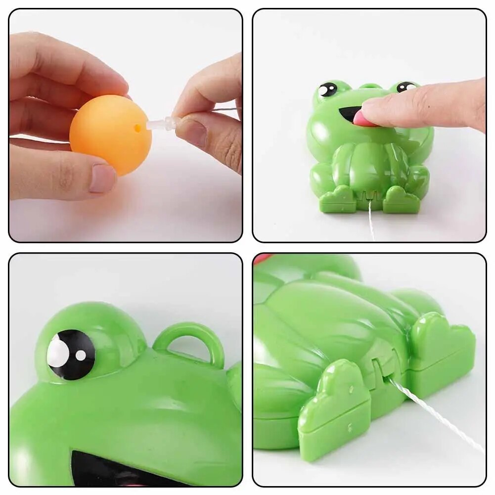 BowLift | Froggy Paddle Play Indoor Table Tennis Trainer Set