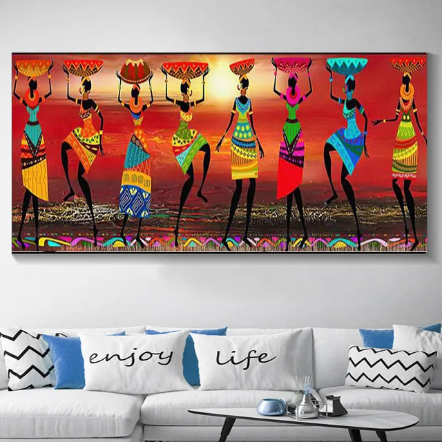 BowLift | Plus Sizes Abstract African Woman Canvas Painting