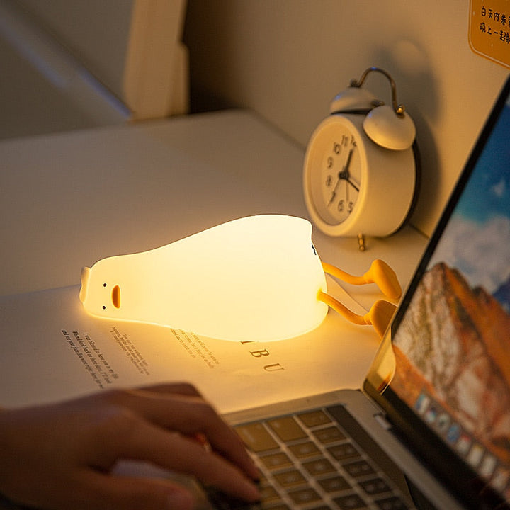Lazy Flat Duck Atmosphere Night Lamp | Bowlift