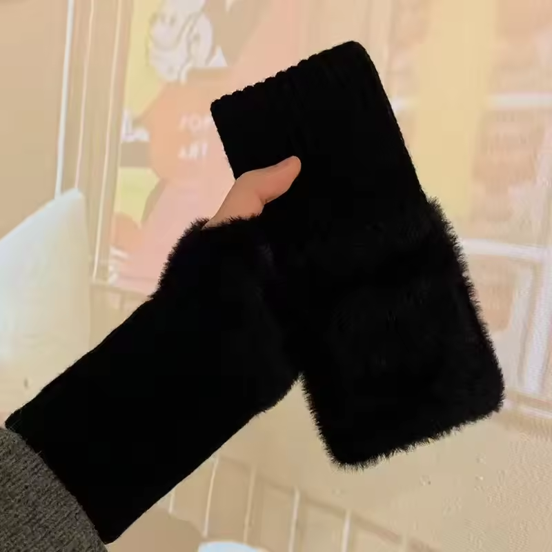 Unisex Fleece Fingerless Gloves – Warm, Soft and Functional | Bowlift