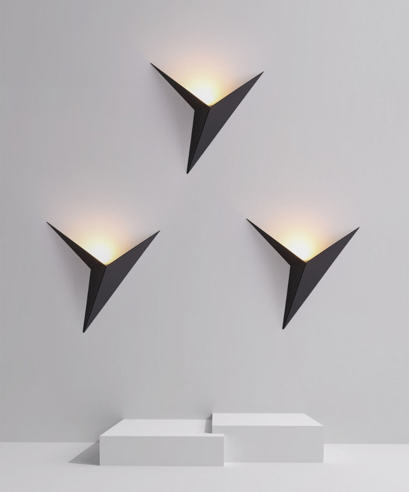 BowLift | Triangular Wall Lamp – Minimalist Design