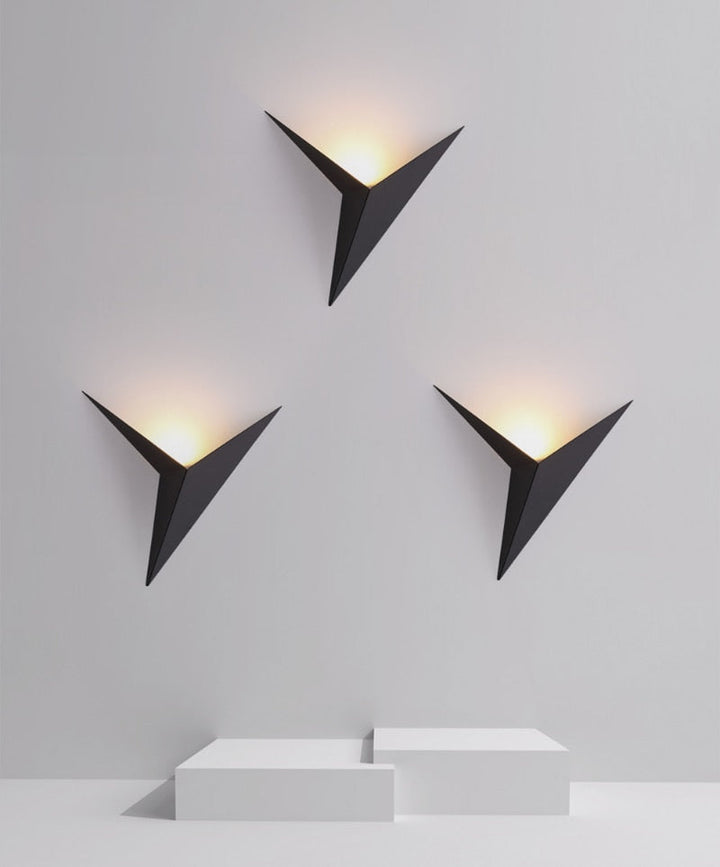 BowLift | Triangular Wall Lamp – Minimalist Design