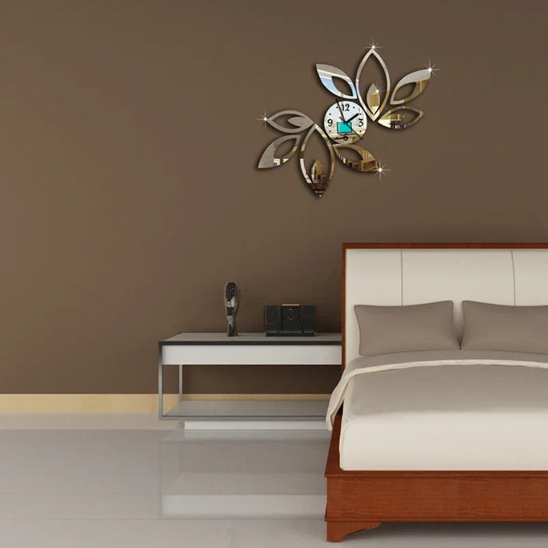 DecoTime Clock - Stylish 3D Acrylic Wall Clock Bowlift