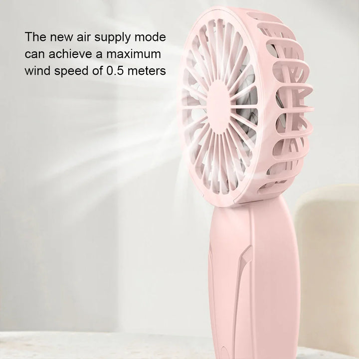Portable Handheld Mini Fan – Lightweight ABS USB Rechargeable Pocket Fan for On-the-Go Cooling | Bowlift