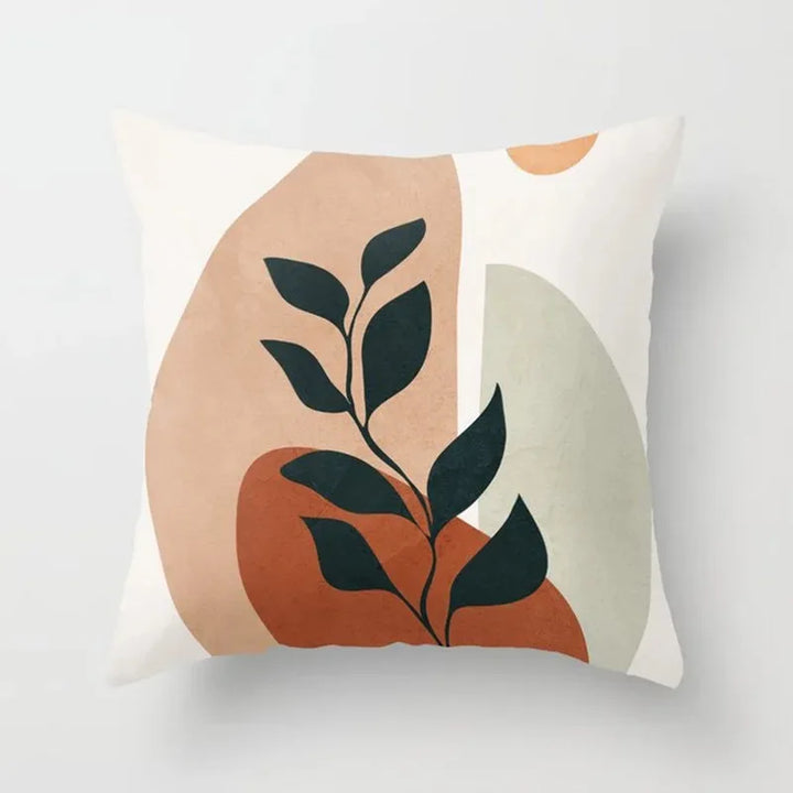 BowLift | VelvetHaven Cushion Cover - Stylish Botanical Cushion Cover for Fresh Interior Makeover
