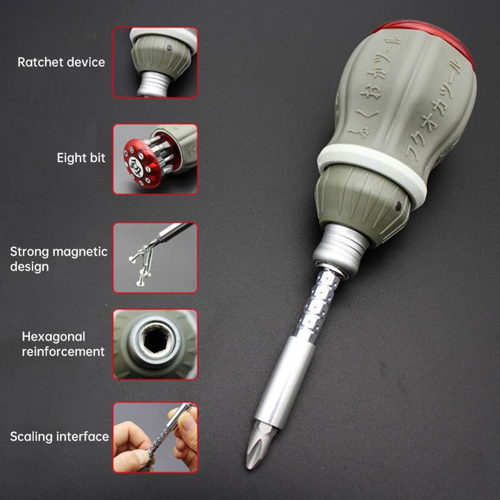 BowLift | Telescopic Portable Magnetic Fix Flex Screwdriver Set