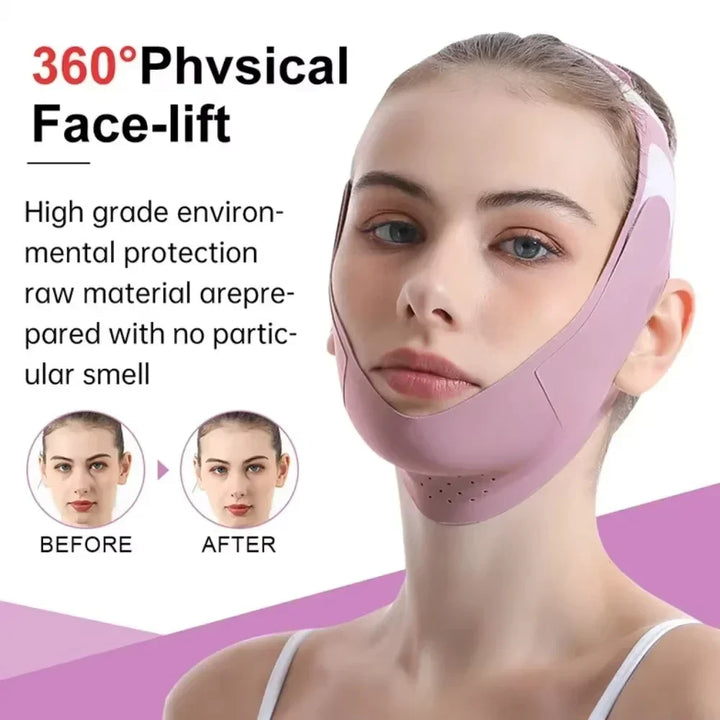 BowLift | V-Lifting Mask FaceForm | 360° Facial Lifting | Breathable & Elastic | For Women & Men