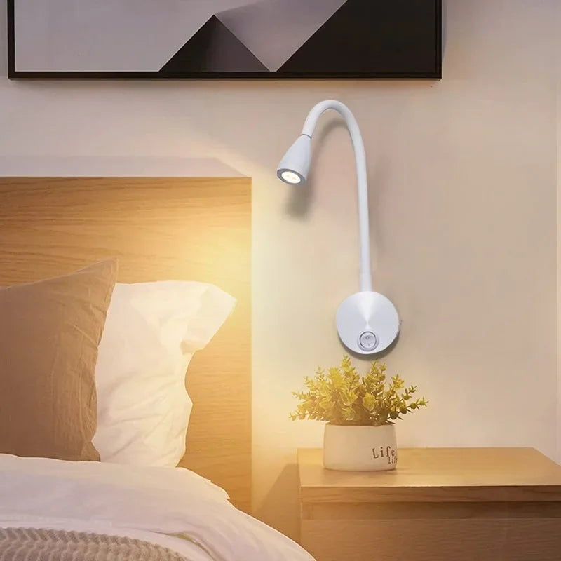 BowLift | Versatile LED Wall Lamp: Modern, Flexible, Perfect for Reading in Bed