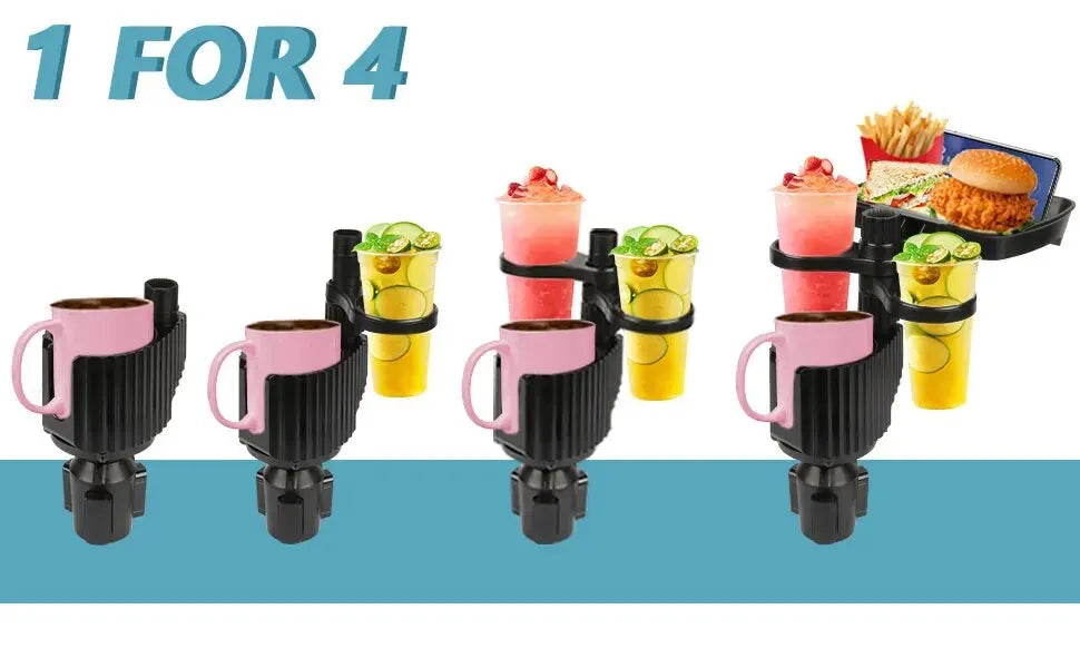 BowLift | Car Cup Holder with Detachable Tray