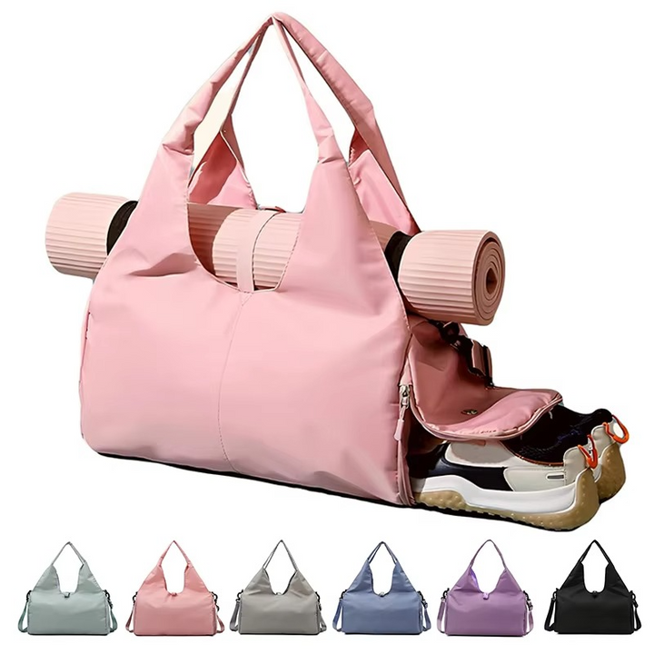BowLift | Women’s Waterproof Sport and Travel Duffel Bag with Shoe Compartment