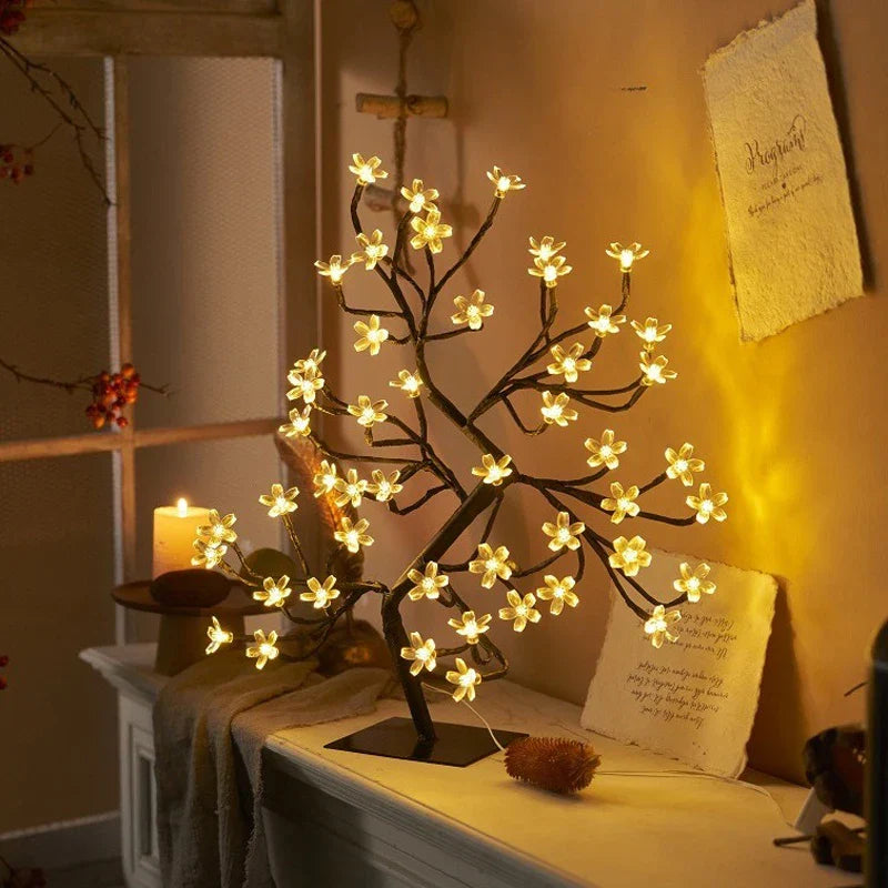LED Blossom Tree Lamp – Cherry Blossom Design for Living Room and Bedroom Decoration | Bowlift