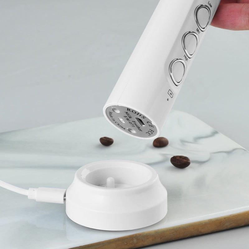 BowLift | 3in1 Portable Rechargeable Milk Frother Foam Maker