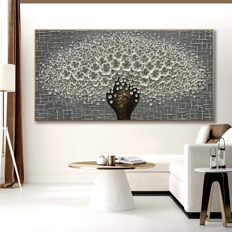 Modern Abstract Flower Tree Wall Art Fine Art Canvas Prints Large Sizes Pictures For Living Room Bedroom Home Office Art Decor | Bowlift