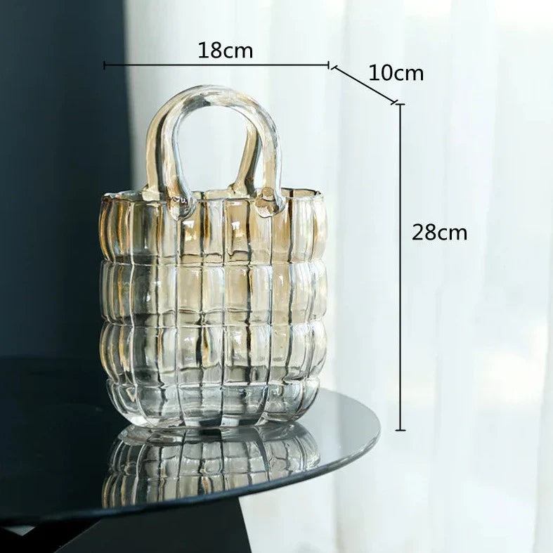 Glass Bag Vase | Bowlift