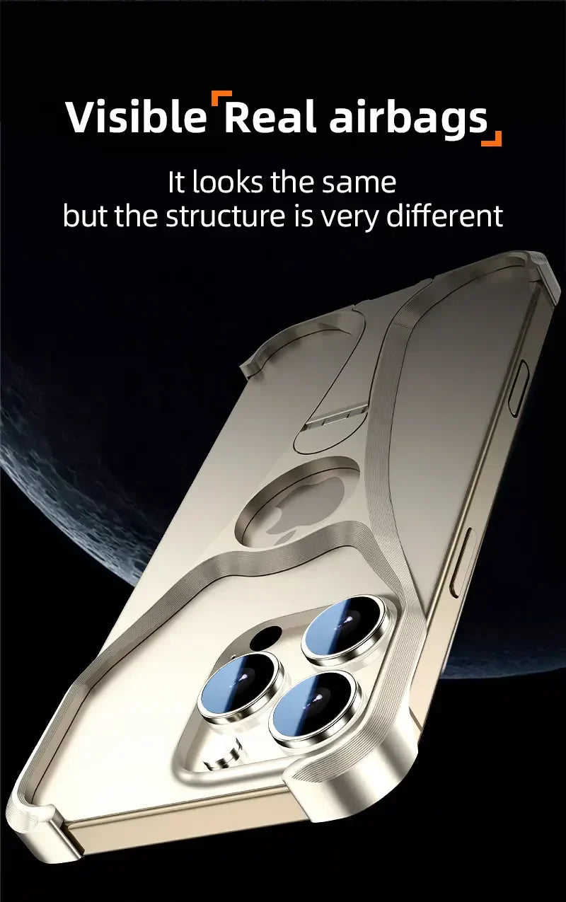 BowLift | Alloy Metal Frameless Phone Case