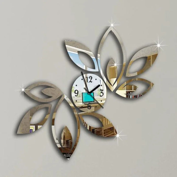DecoTime Clock - Stylish 3D Acrylic Wall Clock Bowlift