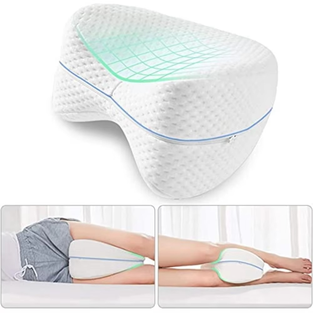 BowLift | Orthopedic Memory Foam Leg Pillow for Sciatica and Pain Relief