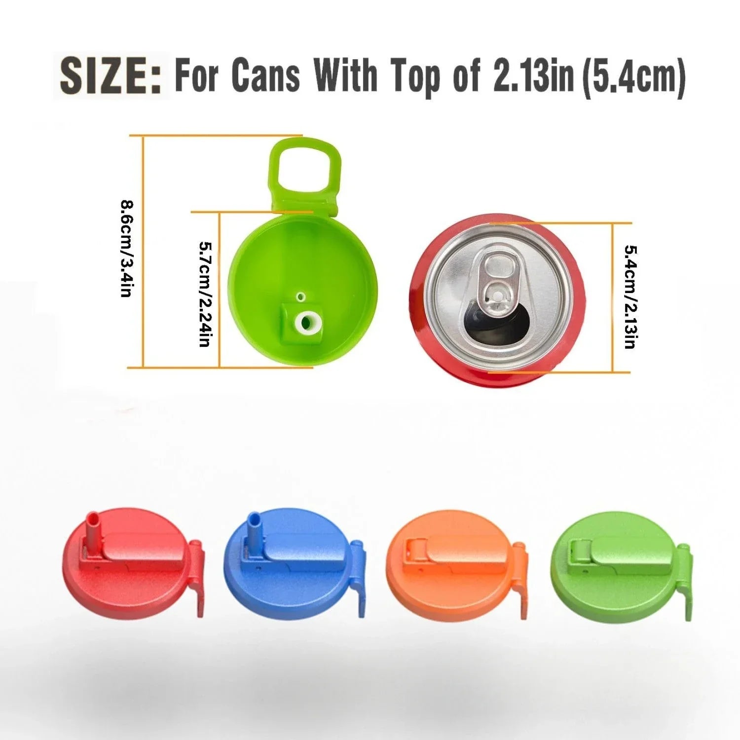 BowLift | No-Split Travel Reusable Soda Can Lid Cover