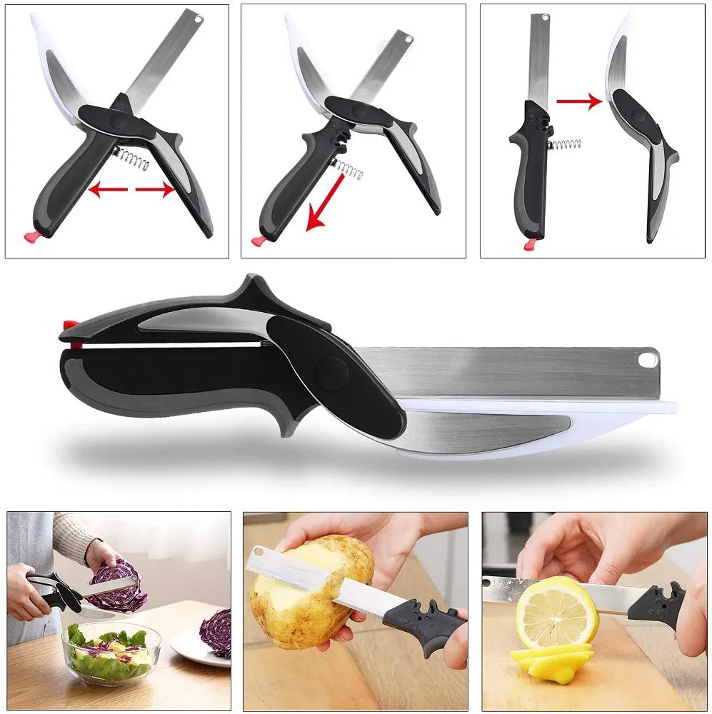 BowLift | 2 in 1 Scissors with Cutting Board