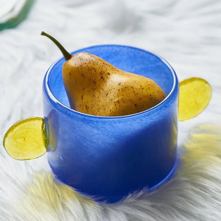 Coloured Globe Handled Glass Jar Vase Collection | Bowlift