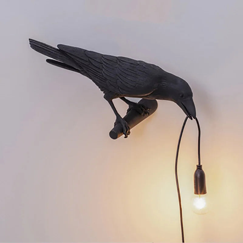 BowLift | Modern Lucky Bird Table Lamp – Creative Resin Animal Design for Bedroom and Living Room