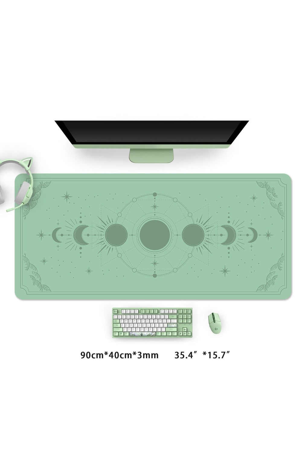 Moon Phases Desk Mat | Bowlift