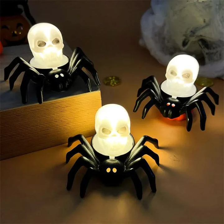 BowLift | Halloween LED Skull & Spider Lamp – Spooky Home Decor