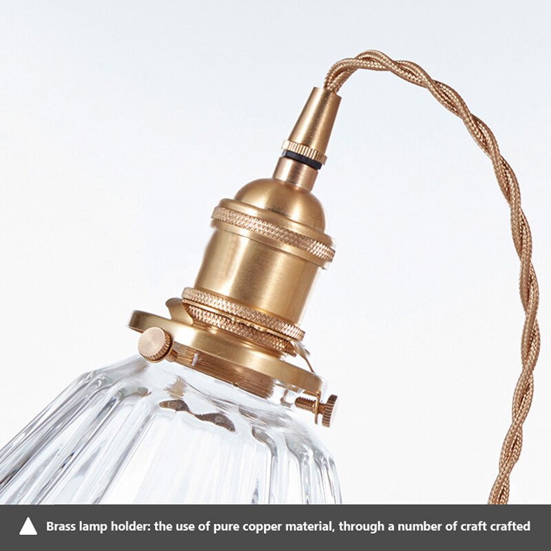 BowLift | Nordic Brilliance Transparent Glass Pendant Lamp