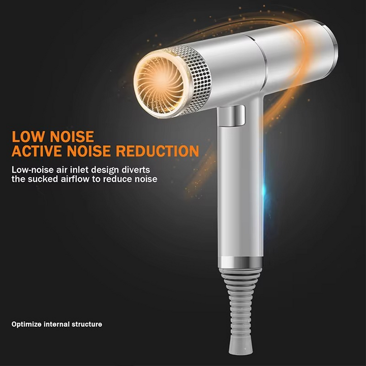 BowLift | Professional High-Power Negative Ion Hair Dryer with Air Nozzle for Home and Salon Use