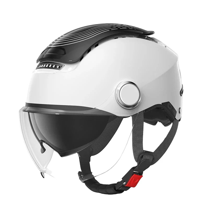 BowLift | Open Face Motorcycle Helmet with Dual Lenses & Breathable Summer Design – RiderMax