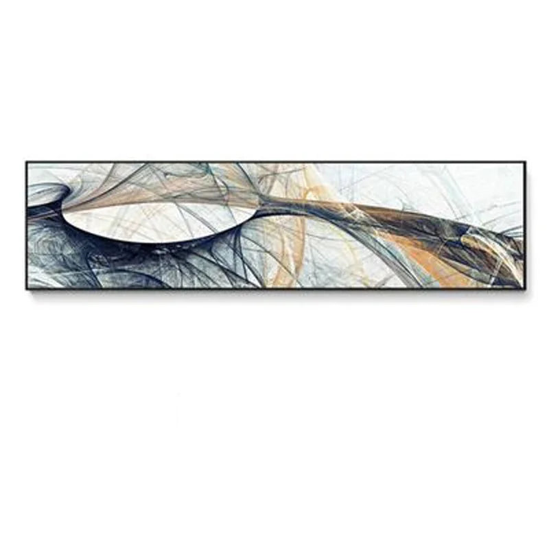 Modern Abstract Wide Format Wall Art Fine Art Canvas Prints Pictures For Living Room Above The Sofa Art For Bedroom Above The Bed | Bowlift