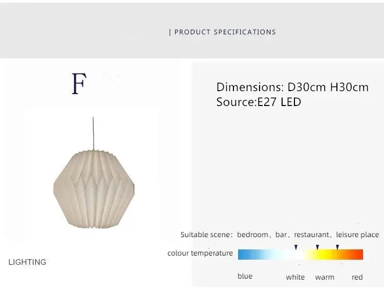 BowLift | Elegant origami-inspired paper lantern