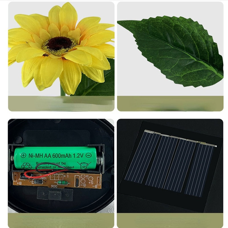Sunflower Waterproof Solar Led Garden Lights | Bowlift