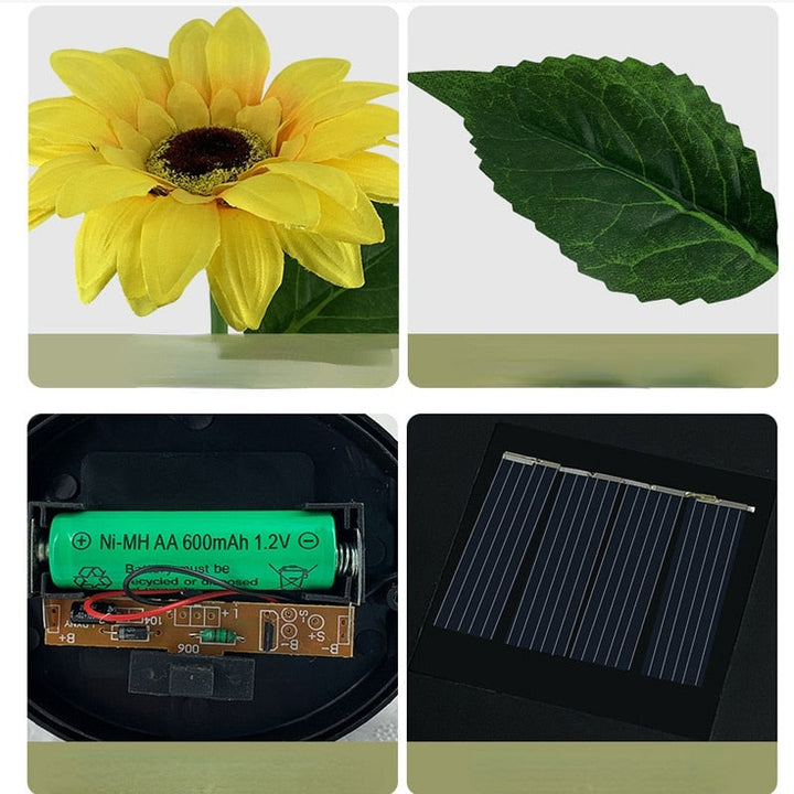 Sunflower Waterproof Solar Led Garden Lights | Bowlift
