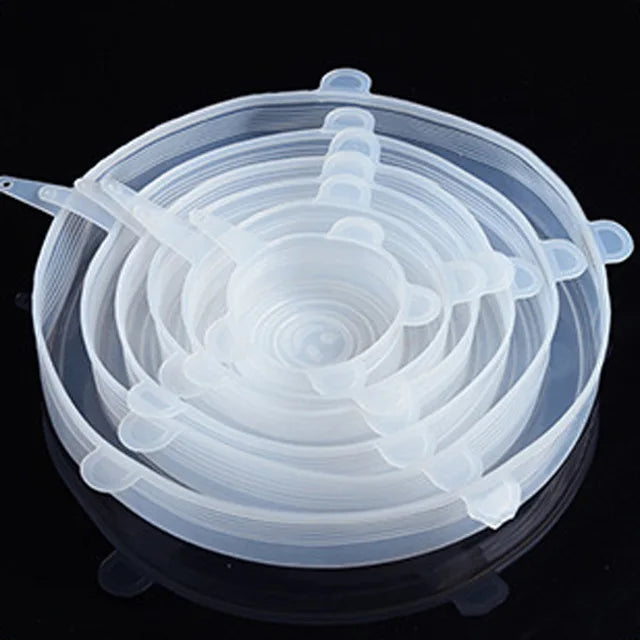 BowLift | Elastic Silicone Lid Covers 6PCS