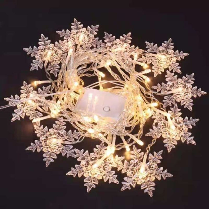 LED Fairy Snowflake Lights | Bowlift
