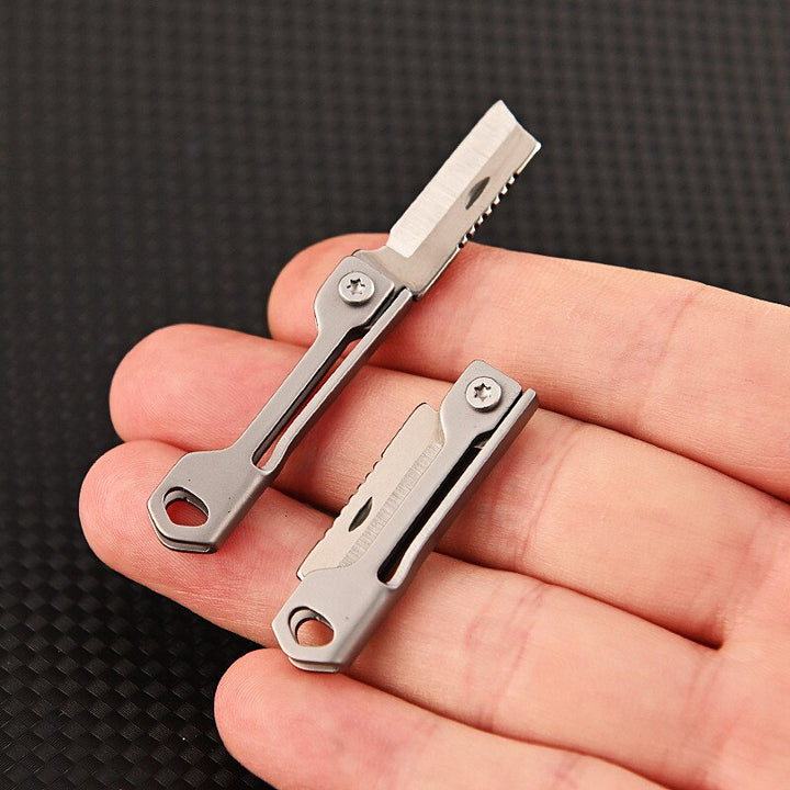 Pocket Size Stainless Steel Foldable Camping Knife | Bowlift